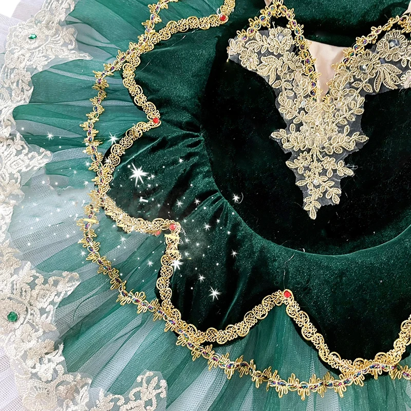 Spódniczka Tutu Baletowa Jezioro Łabędzie Sukienka Baletowa Kostium Występ Dziecięcy Ubrania do Tańca Brzucha Profesjonalne Sceniczne
