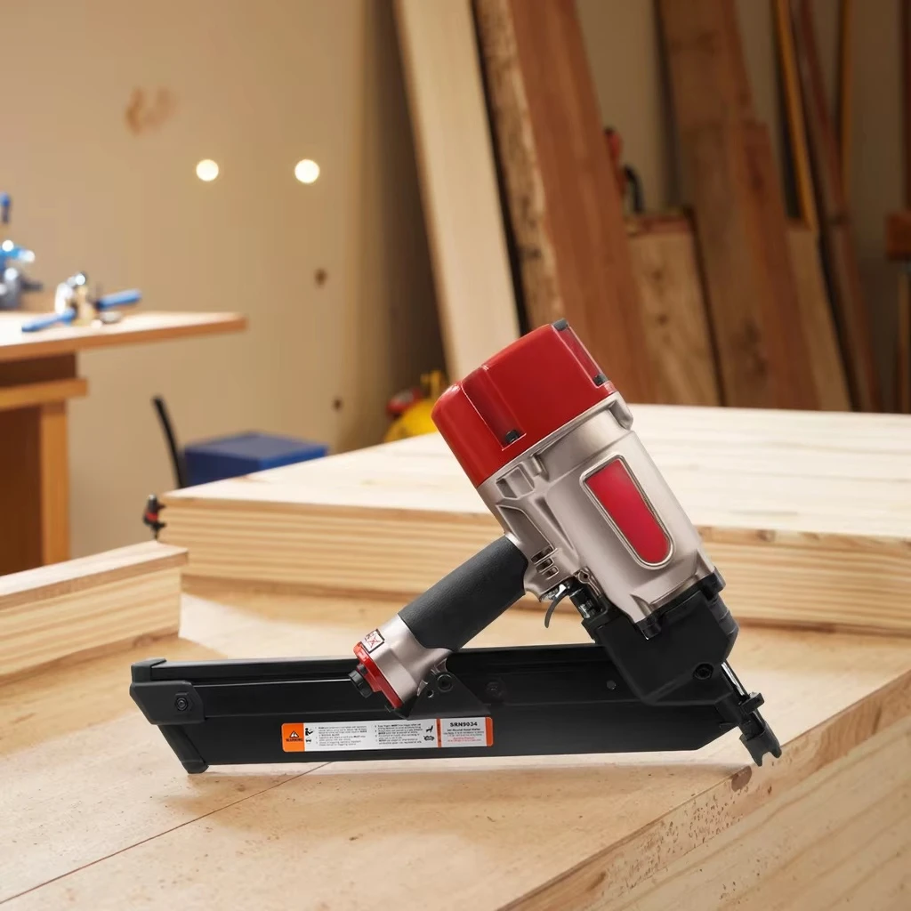 34 Degree Professional Round Head Framing Nail Air Gun for Wood 2