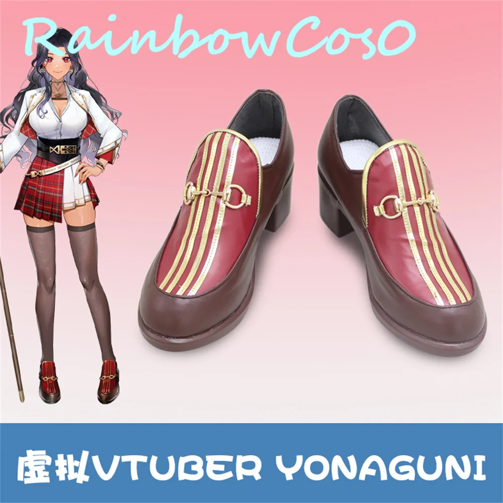 Virtual YouTuber  Vtuber hololive Scarle Yonaguni Cosplay Shoes Boots Game Anime Carnival Halloween Rainbowcos0 W2629
