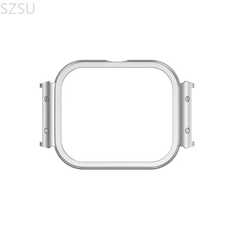 

SZSU Smartwatch Cover Metal Case for IQOO Watch Scratchproof Housing 20mm Belt Connector Protector Case Frame Bumper Shell