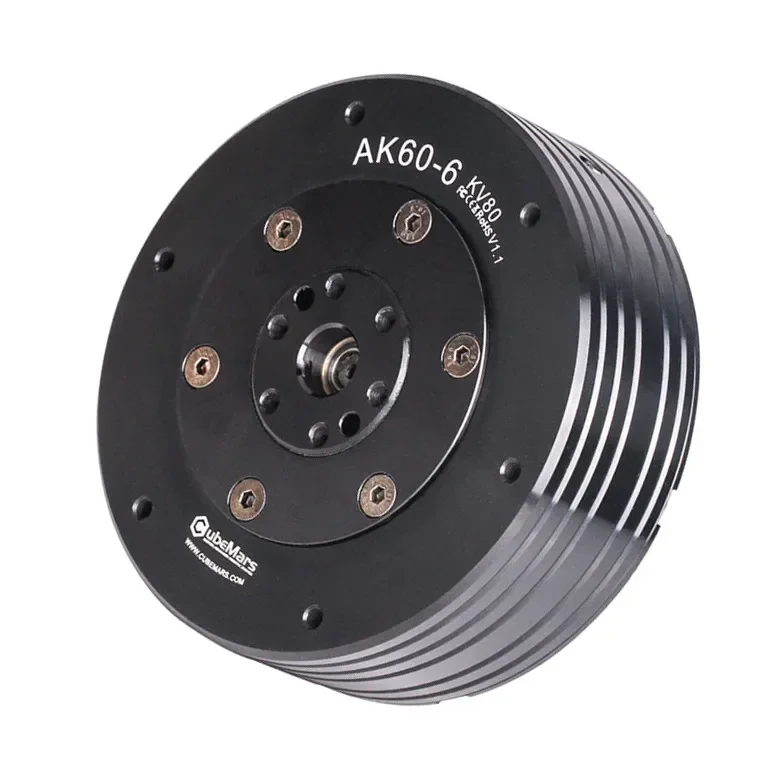 큐브마스 로봇 브러시리스 모터 AK60-6 V1.1 KV80 KV140 24V 로봇 다이나믹스 로봇 동적 모듈 다리 팔용 브러시리스 모터