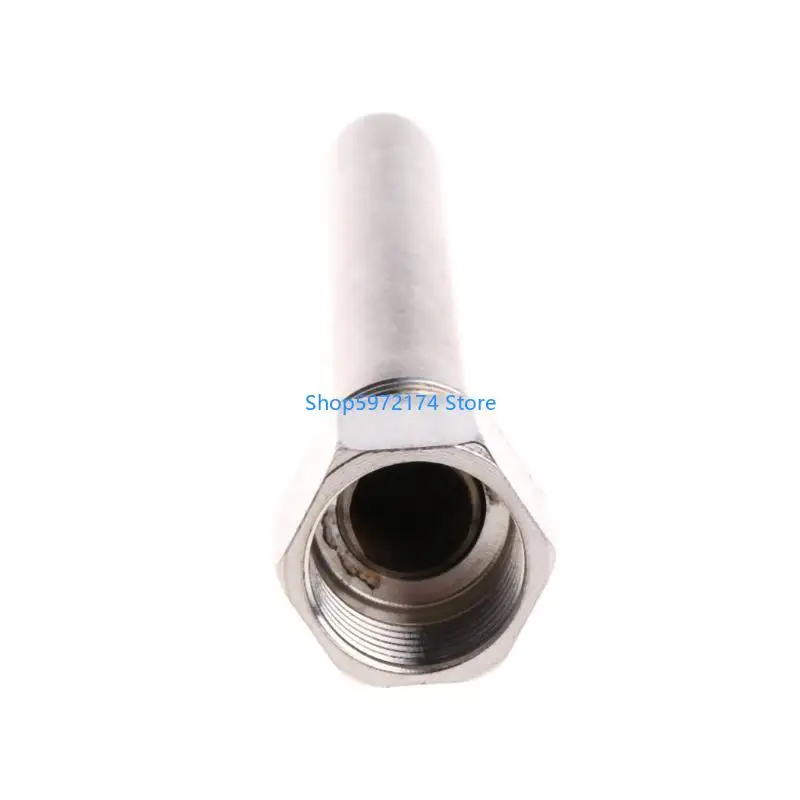 Y3NB Thermocouple Tube Thermowell 304 Stainless Steel 1/2 BSP G Thread OD6mm Immersion Sleeve Pocket For Temperature