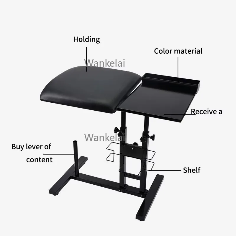 Kissure Detachable Tattoo Mobile Workstation Stand Portable Adjustable Tattoo Desk Table Tattoo Desk Makeup Set