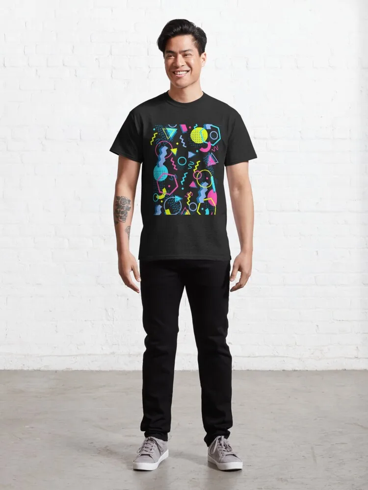Retro Style 70s 80s 90s Memphis Style Abstract Classic T-Shirt image 3