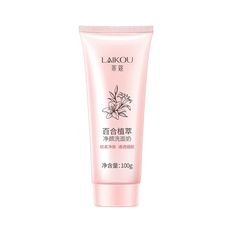 

Lily Face Cleanser Rich Foam Improve Oily Face Wash Cream Gentle Moisturizing Face Blackhead Cleaning Deep Clean Remove Grease