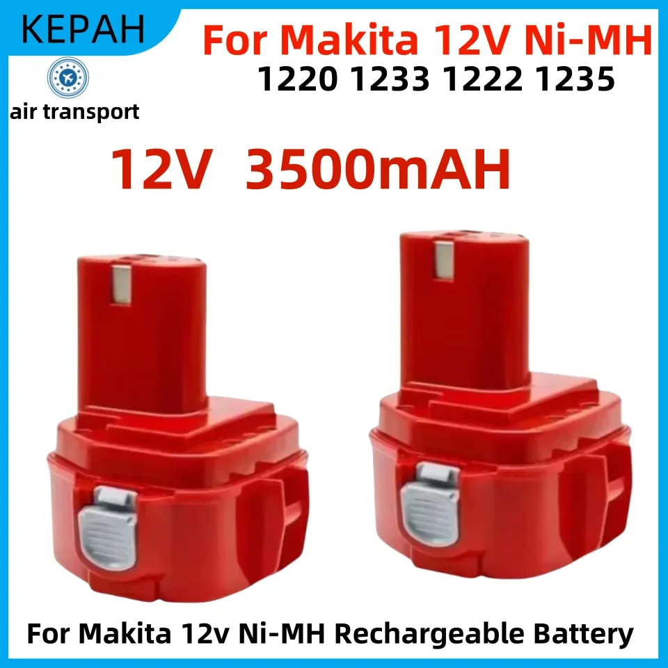 

12V Replacement Battery for Makita 12V 3500mAh NiMH Rechargeable Battery Power Tools Bateria PA12 1220 1222 1235 1233S 6271D L50