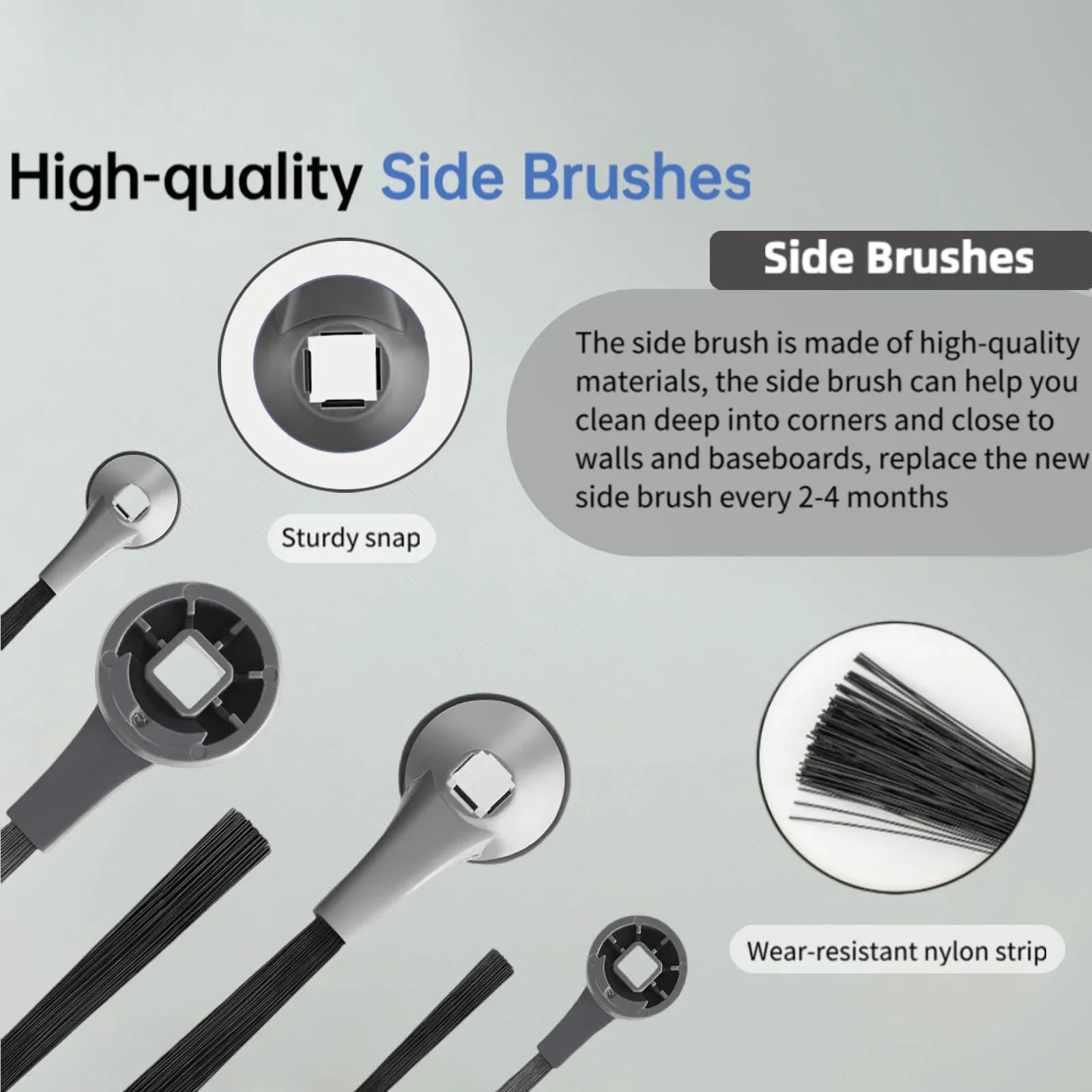 قطع غيار متوافقة مع Shark AI AV2501S AV2511AE AV2501AE RV2502AE RV2610WA AV2510AOUS RV2520AOUS جهاز آلي لتنظيف الأتربة #5