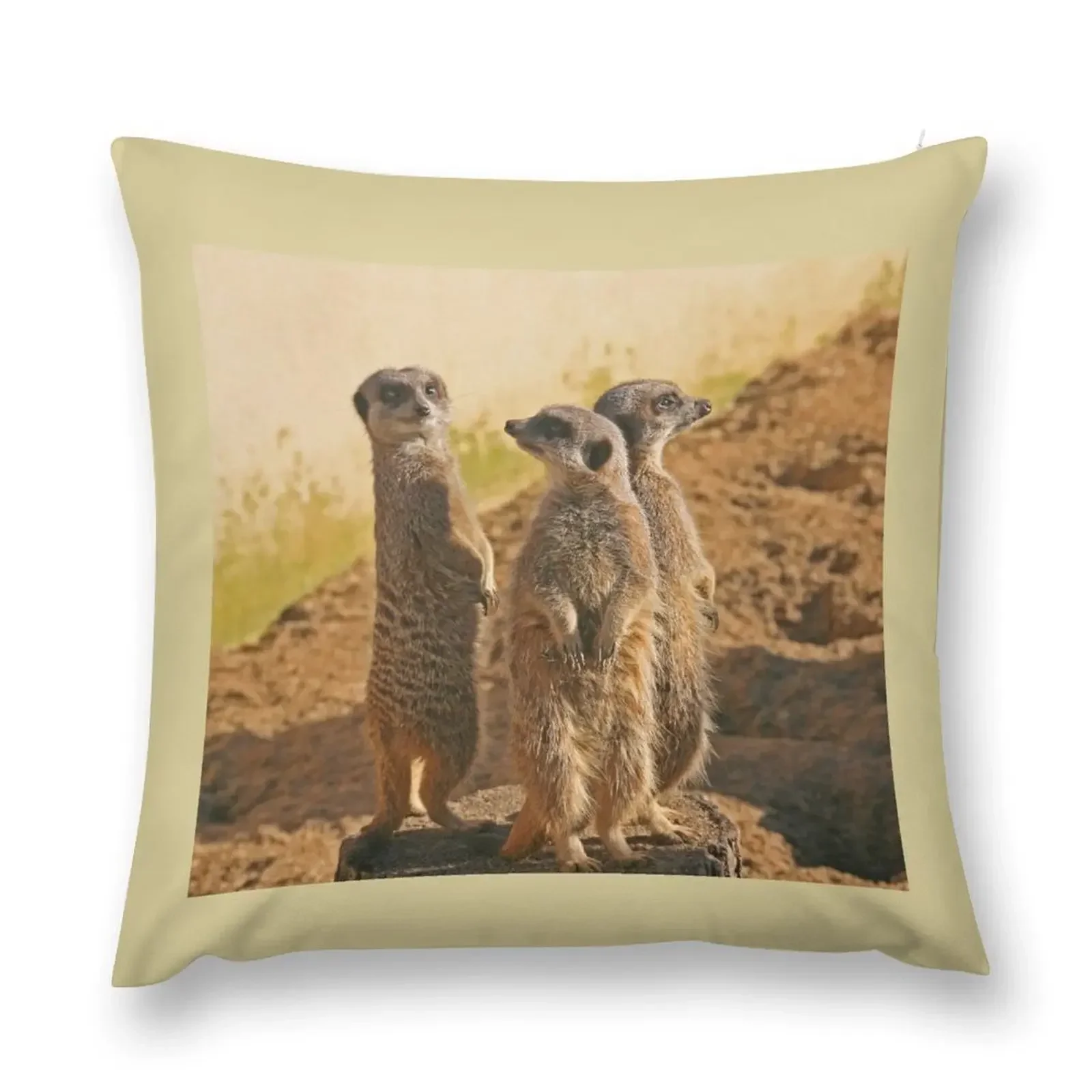 Compare the Meerkats Throw Pillow Decorative Cushions For Living Room sleeping pillows pillow