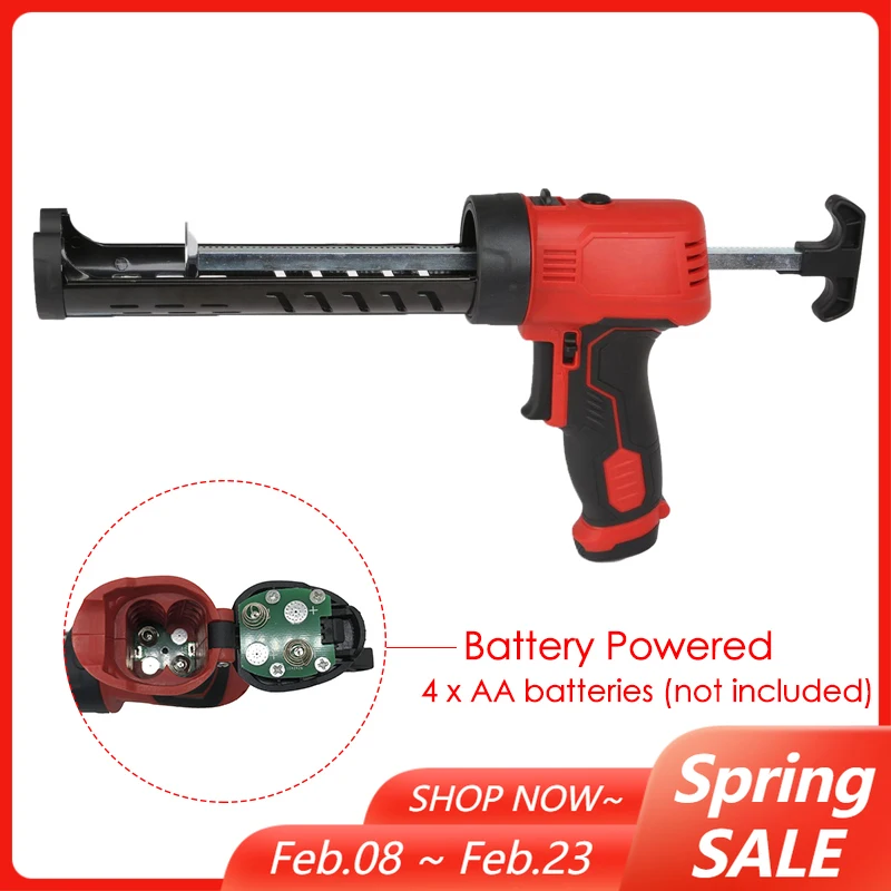 

Electric Caulking Gun Battery Powered Cement Glass Adhesive Glue Seal Sealant Tool Beauty Seam Hot Melt Filling Gun Sewing Tools