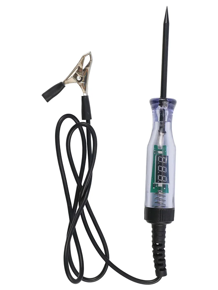 Battery Voltage Tester LED Voltage Display Electrical Troubleshooting Auto Circuit Tester Tool Quick Detection