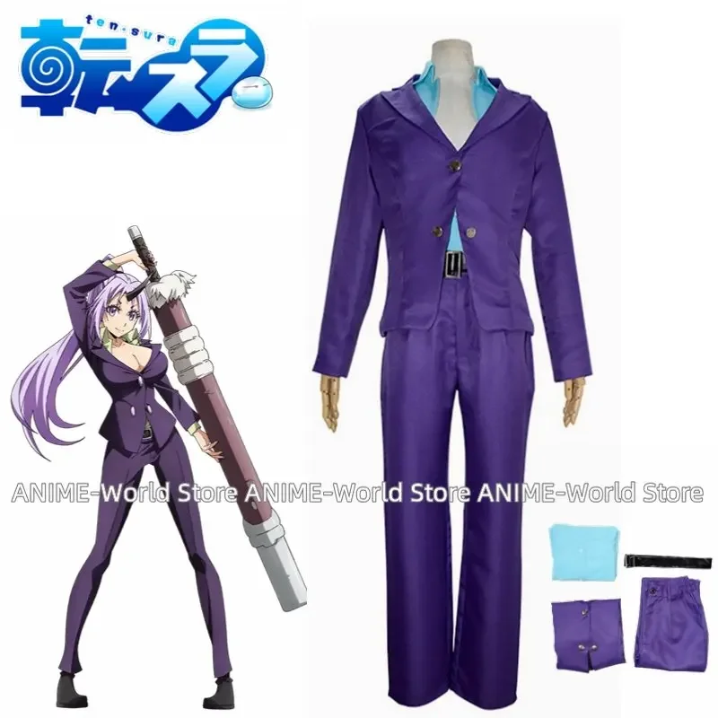 

Unisex Anime Cos That Time I Got Reincarnated as a Slime Shion Cosplay Costumes Halloween Christmas Party Sets Uniform Suits