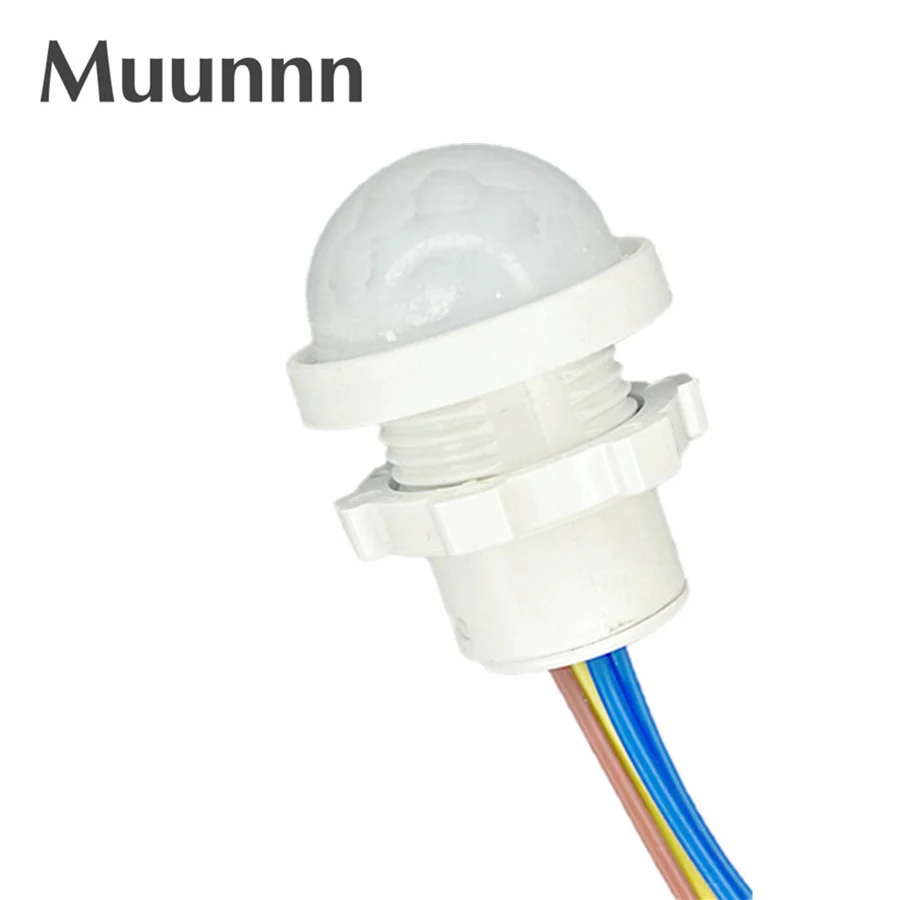 Muunnn LED 220V 110V PIR Infrared Motion Sensor Detection Automatic Sensor Light Switch PIR Sensor Detector Smart Switch