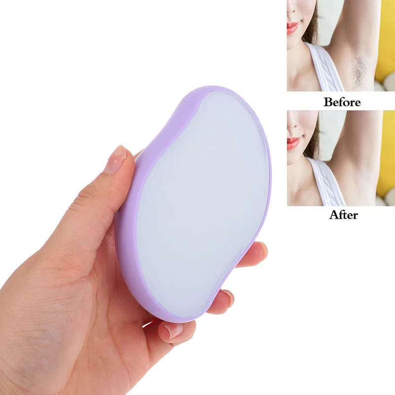 Crystal Epil Hair Removal Eraser indolore sicuro riutilizzabile facile da pulire strumento di depilazione rimozione dei capelli in vetro fisico