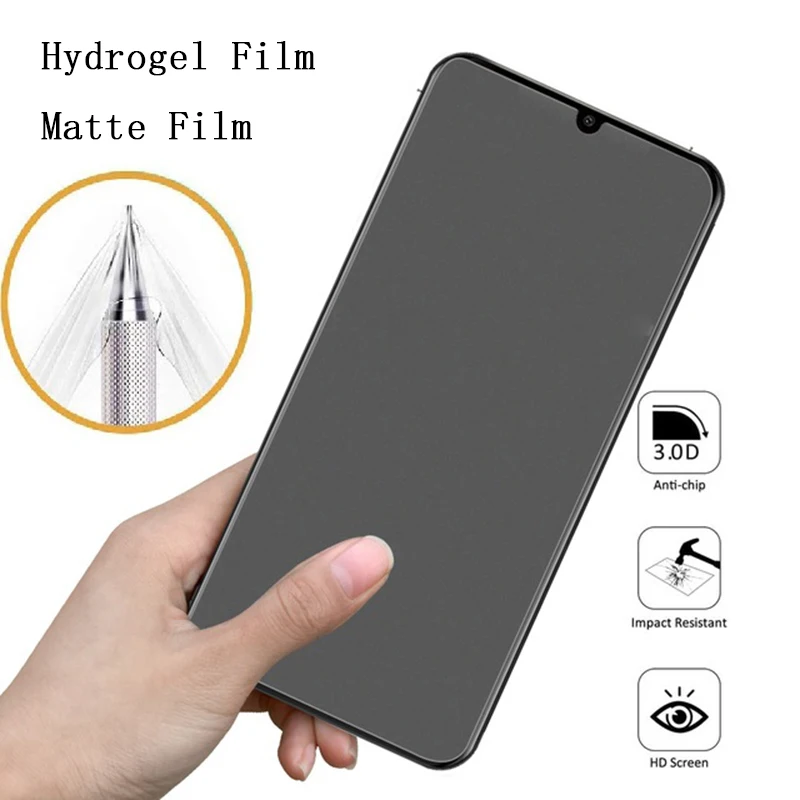 HD 30D Matte Film for Samsung Wide 4 M31 A42 M10S A03S A02S M21s Screen Protector on Hydrogel Film for A30 A20 A50 A30S A50S