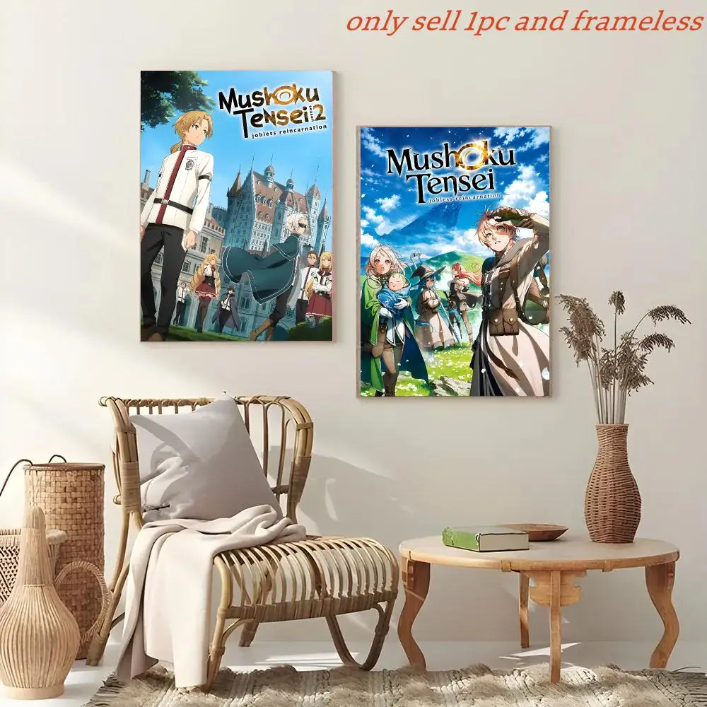 Anime M-Mushoku Tensei J-Jobless Reincarnation Poster Painting And Print Wall Art Picture For Home Room Decor Gifts