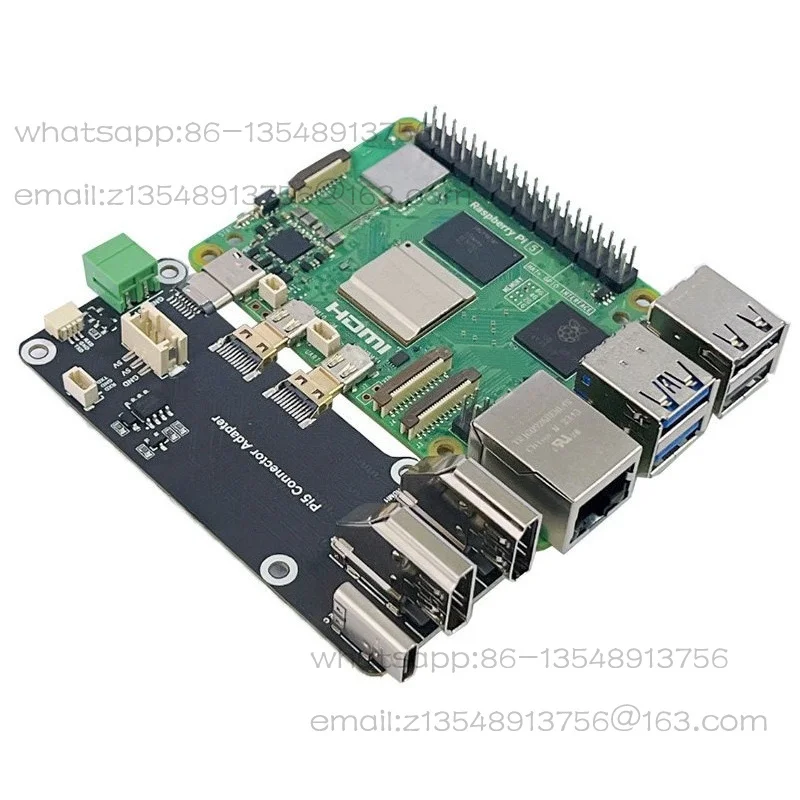 5/4B Adapter Board Micro HDMI to HDMI Dual 4K Output Type C PCIe to M.2 SSD