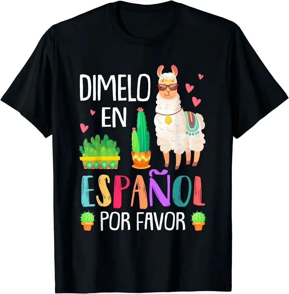 Womens En Espanol Por Favor Bilingual Spanish Teacher Gifts T-Shirt