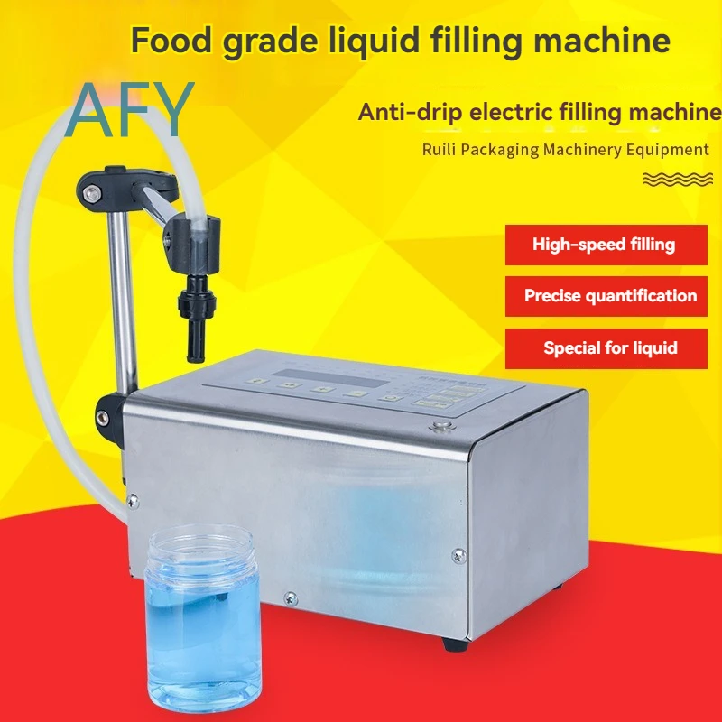 Digital Display Filling Machine for Small Liquid Beverage Juice Mineral Water Packaging Equipment Automatic Bottle Filler