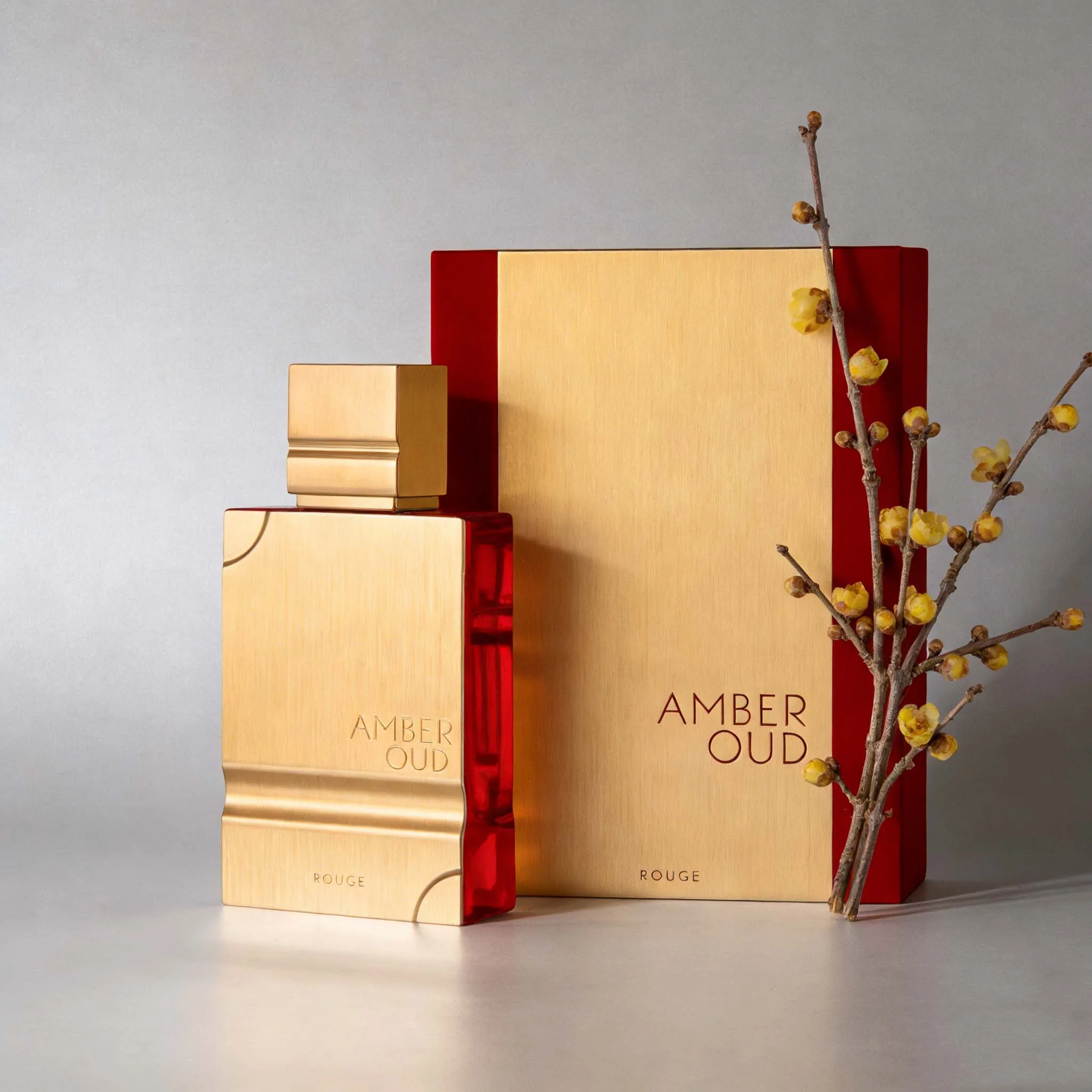 

Amber Oud Rouge Eau De Parfum, Luxurious Woody Spicy Scent, Unisex Fragrance, Perfect Gift for Any Occasion