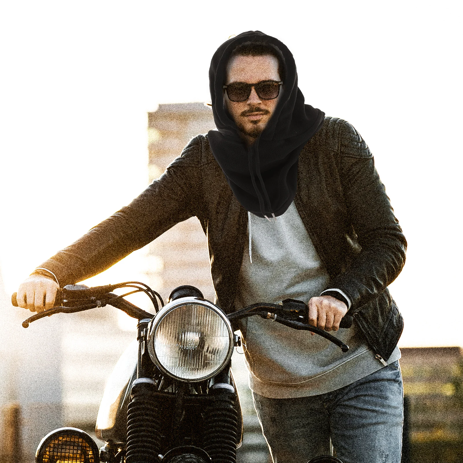 

Windproof Thermal Mask Black Long Neck Cover Warm Cycling Motorcycle Face Guard Anti Cold Headwear Winter Sports Outdoor