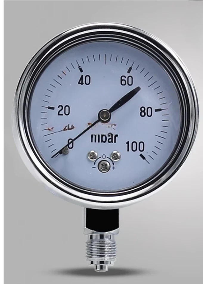 

Calibratable mbar Pressure Gauge (Ranges 0-16mbar, 50mbar, 60mbar, 100mbar, 200mbar,High-Precision Manometer)