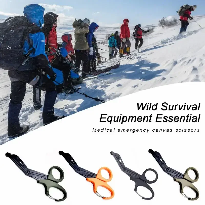 Carbou 18.5cm EMT Trauma Bandage Shears Medical Scissors Emergrncy EDC Outdoor Gear Tactical Rescue First Aid