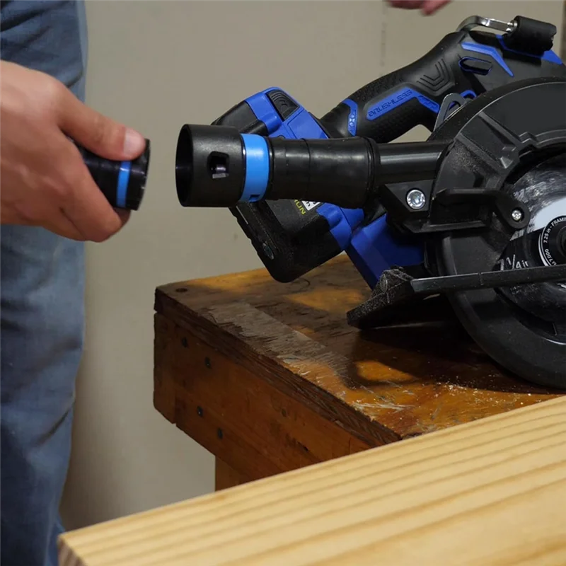 ABKS-Quick Click Expanded Power Tool Adapter Set For Dust Collection,Most Woodworking Power Tools,Sanders,And Shop Vacuums