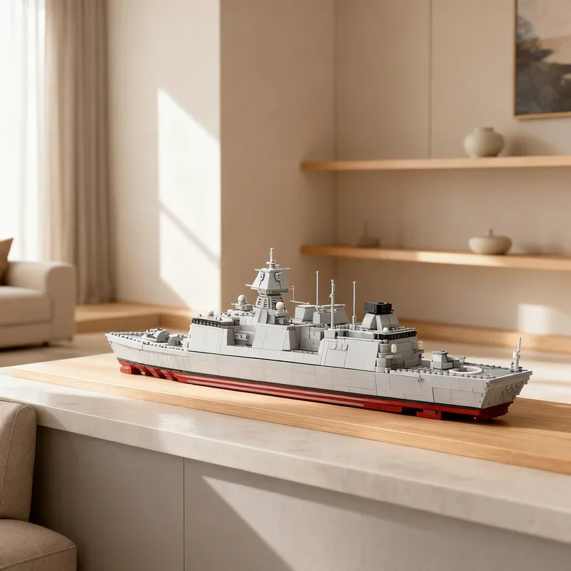 

2703pcs MOC F 802 HNLMS De Zeven Provincie N Creator Model Building Blocks Architecture Christmas Gifts Toy Idea Education DIY