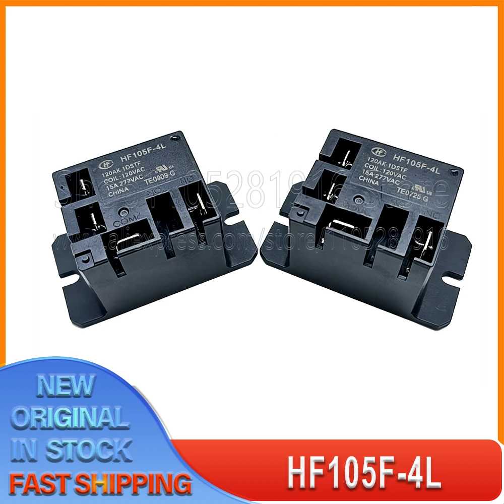 

120AK-Genuine Relay:HF105F-4L 120AK-1HS 25A 120V 4pins Air conditioning relay in stock Fast Shipping