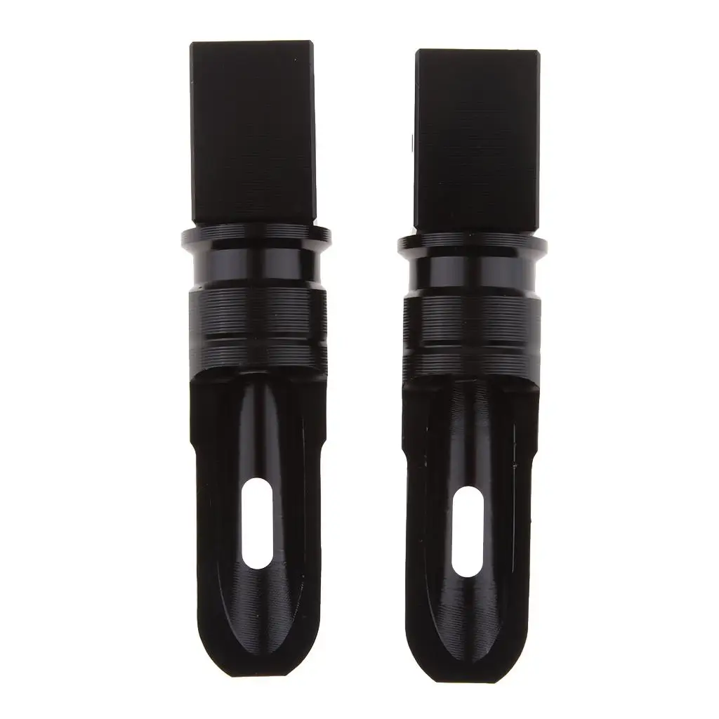 1 Pair of Footrests Footrest System Pedals Foldable Rear Footrest for Footrest