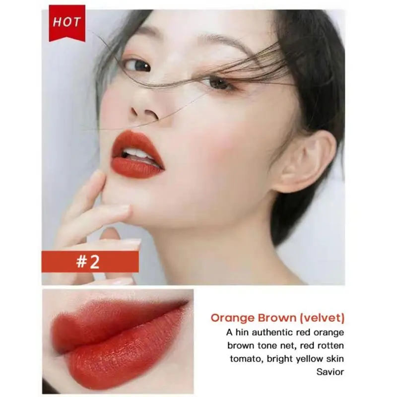 Lot Creative Cigarette Lipstick Set Long Lasting Waterproof Non-Stick Cup Matte Lip Glaze Red Lips Makeup NEW