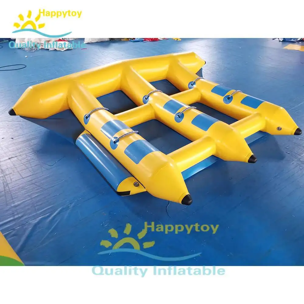 Funny Inflatable Motorized Water Toys Inflatable Flying Fish Towable Banana Boat