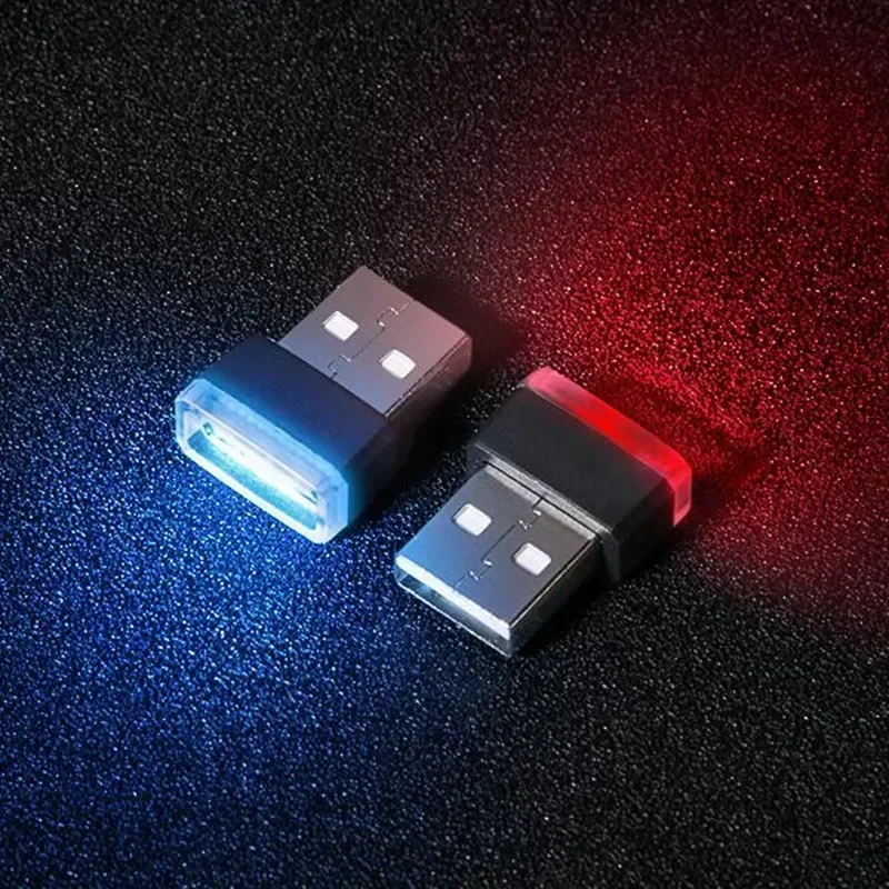 Car Interior USB Ambient Light Accessories Quick Delivery Decorative Plug-In Atmosphere Lighting for Vehicle