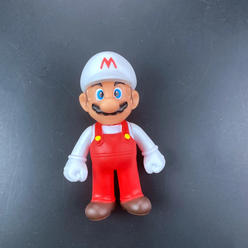 12Cm Super Mario Bros Cartoon Poppen Model Anime Figuren Luigi Yoshi Mario Creatieve Collectible Model Speelgoed Voor Kinderen Verjaardagscadeau
