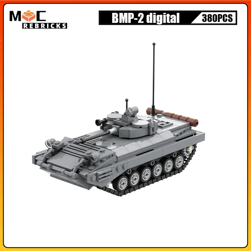 

Military Weapons Collection Army BMP-3 Infantry Fighting Vehicle Building Block BMP-2 Tank Model Puzzle Brick Toys for Boys Gift