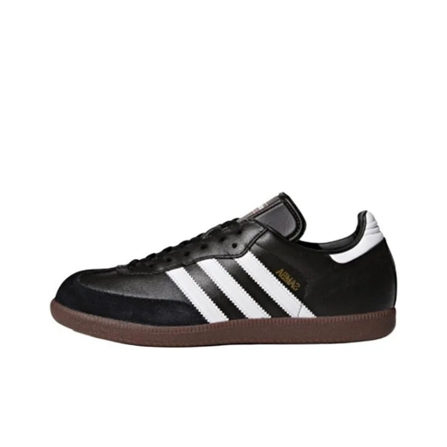 Adidas Originals Moda Versátil Simples ICIN Resistente ao Desgaste Calçados Masculinos e Femininos Preto e Branco