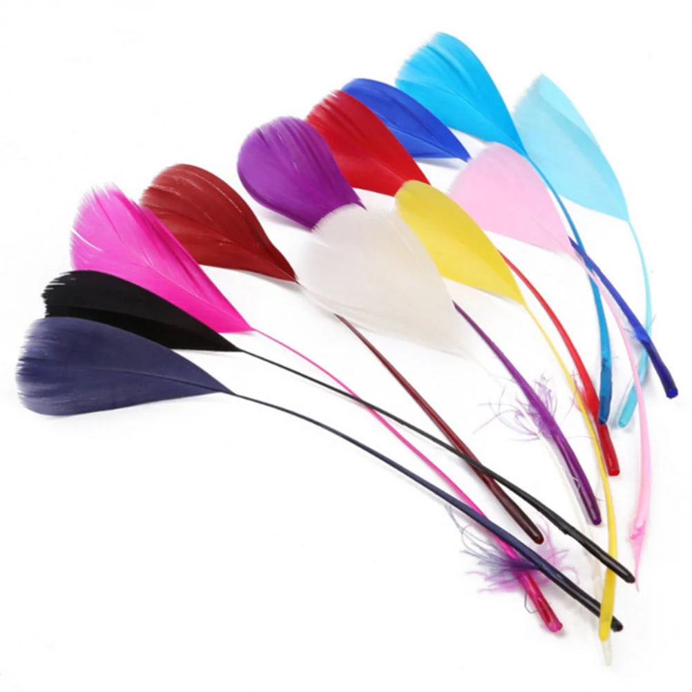 

100pcs Goose Diy Craft Supplies Natural Non-Fading For Wedding Party Decoration Crafts Handicraft Materials