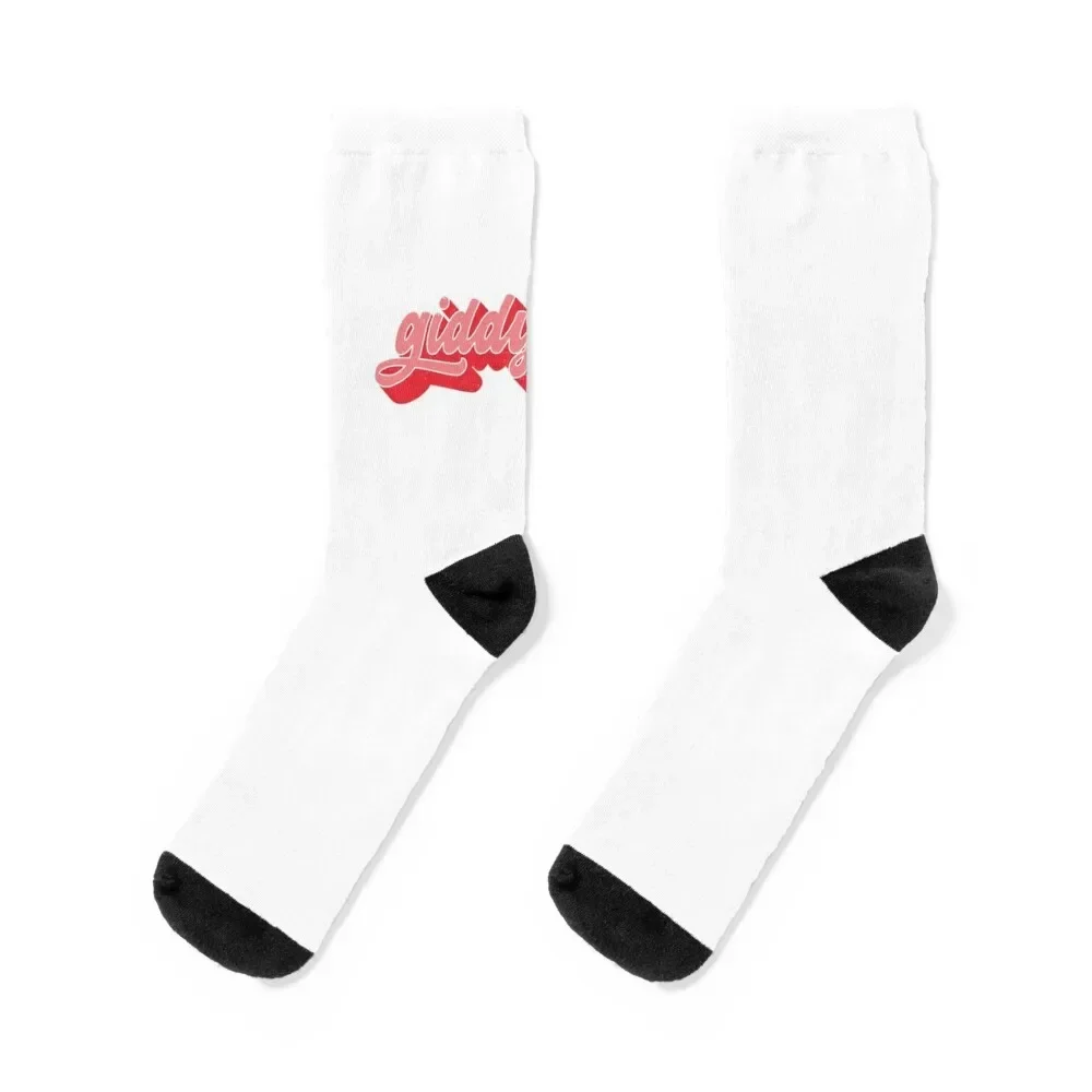 

Giddy Up Sticker Socks funny sock designer cotton Soccer Men's Socks Women's