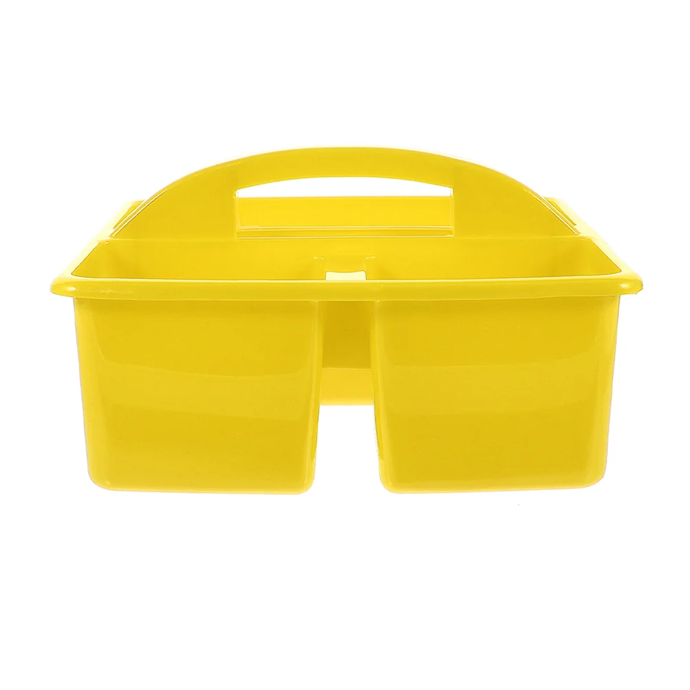 

Portable Compartmented Storage Basket Baskets Classroom Organizer Yellow Pe Office