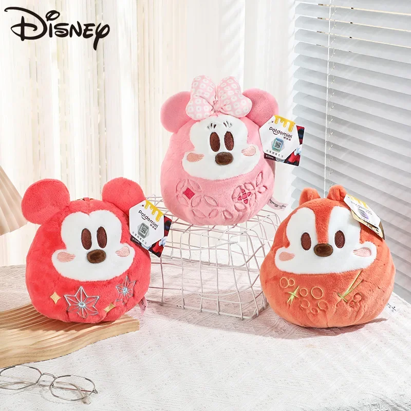 Disney Mickey Mouse Donald เป็ด Minnie Key chain ตุ๊กตา Stuff ของเล่นตุ๊กตาน่ารักอะนิเมะการ์ตูนตุ๊กตาหมอนจี้เด็ก Brithday ของขวัญ