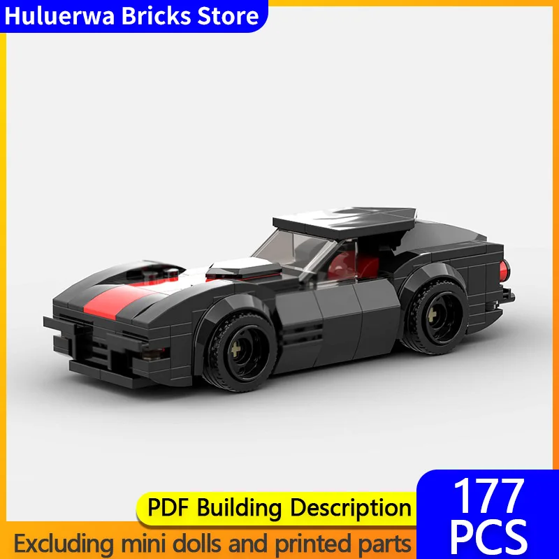 

Speed Hypercar Model MOC Building Bricks C2 Stingray Retro Coupe Modular Technology Gifts Holiday Assemble Children Toys Suit