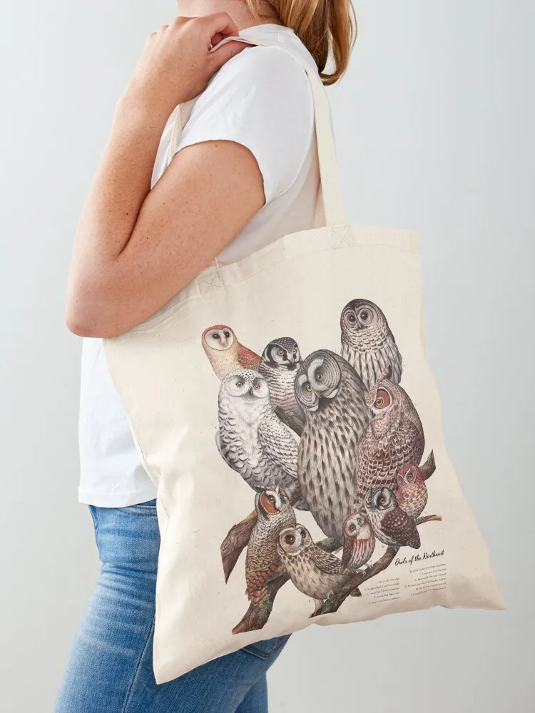 

Owls of the Northeast Tote Bag personalized tote bag Handbags women cloth bag woman