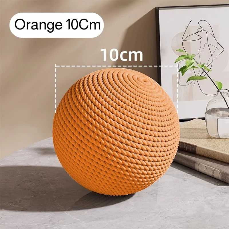 Interactive Sisal Cat Scratching Ball Toy For Kitten Teeth Cleaning Anti Bite Cat Ball Sounding Toy Pet Supplies - view 6