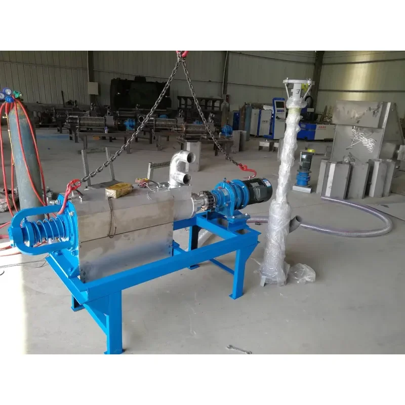 Animal Dung Waste Water Sludge Dehydrator Screw Press Sludge Dewatering Machine Made in China Solid-Liquid Separator