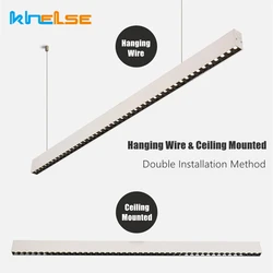 120cm Linear Bar Light LED Pendant Lamp Surface Mounted Ceiling Spotlight Long Line Strip Hanging Light Floodlight 30W 40W 45W