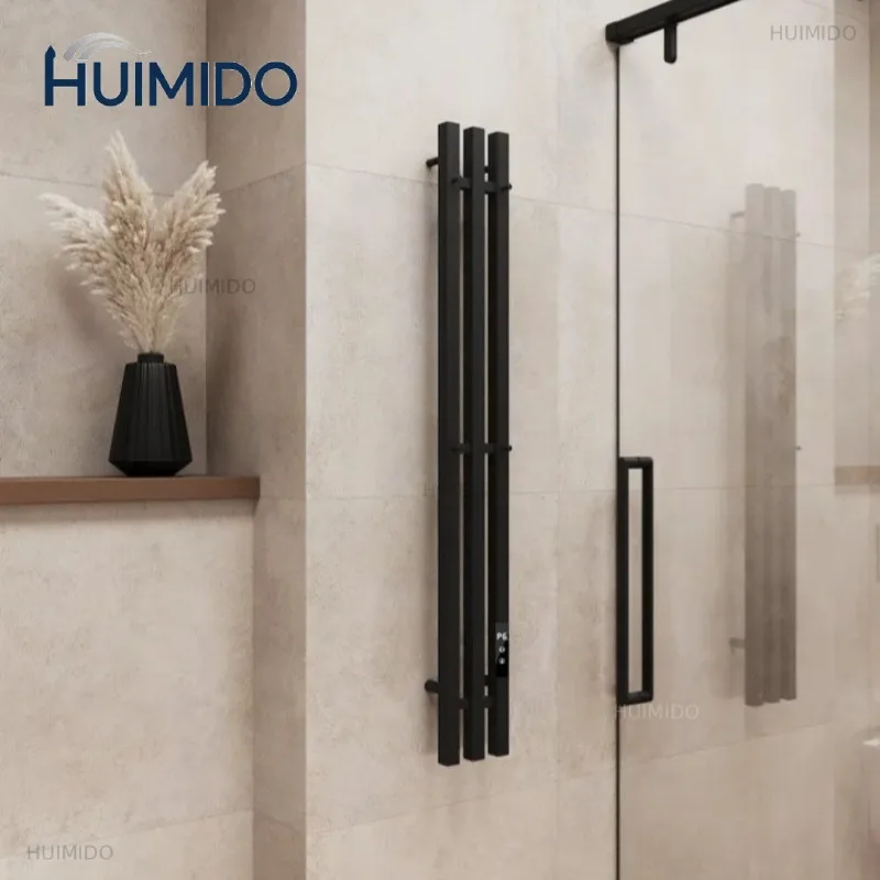Electric Towel Rack Household Practical Waterproof Wall Mounted Bath Electric Heated Towel Rail Drying Bathroom Equipment