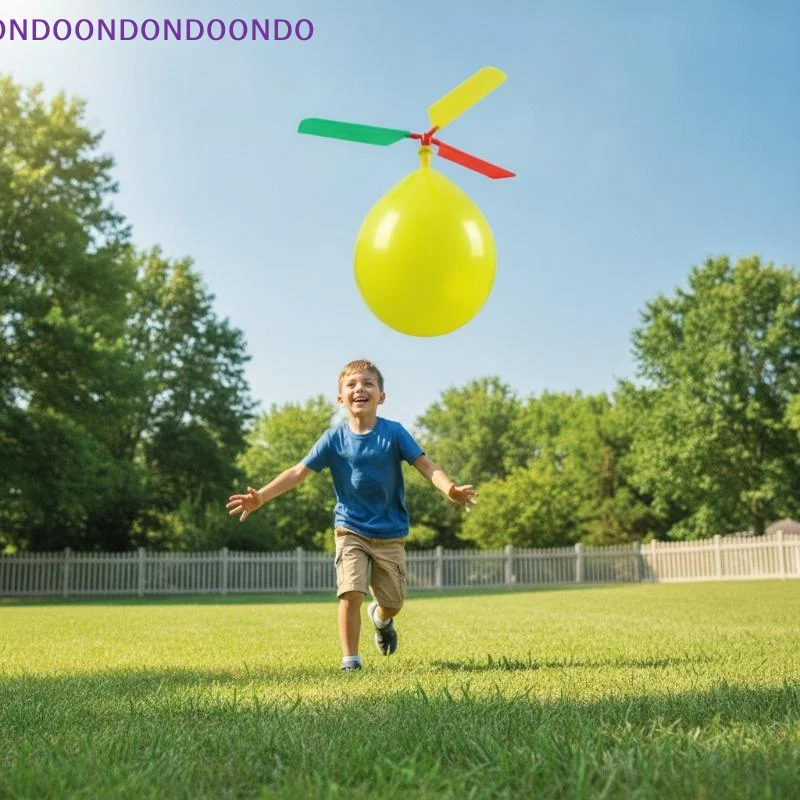 5/10Pcs Propeller Balloon Helicopter Toys DIY Balloon Outdoor Flying Balloon Birthday Party Decoration Gift