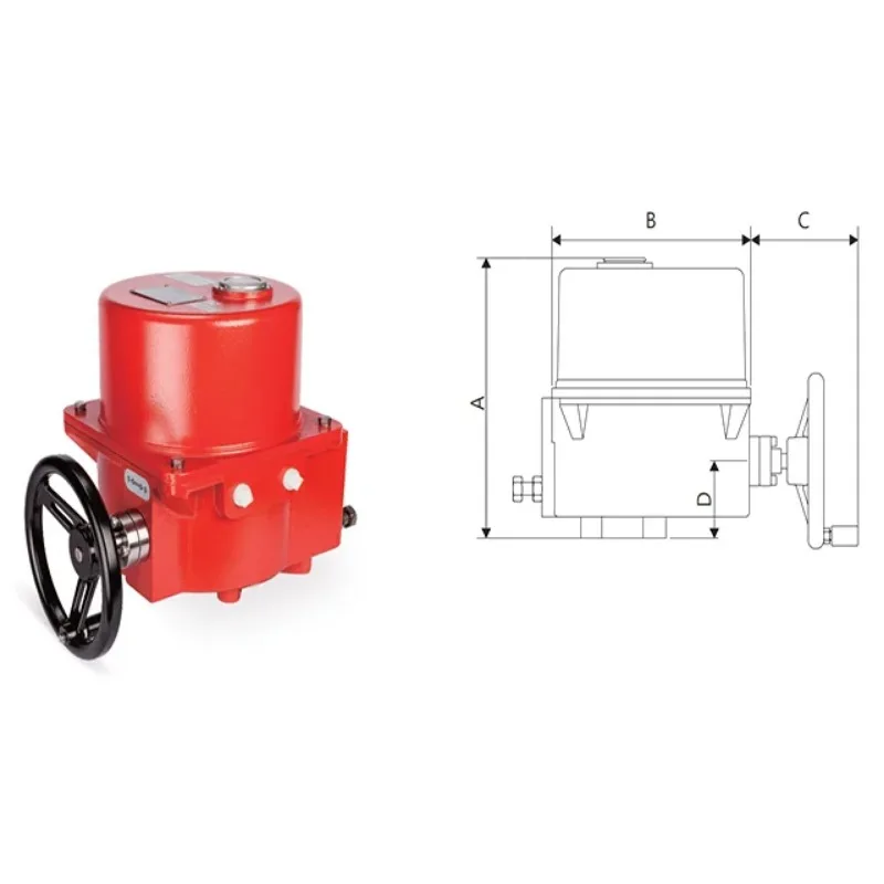 Stainless steel PVC ball valve ISO5211 direct installation pad children's handwheel 110VAC 230VAC 24VDC electric valve actuator