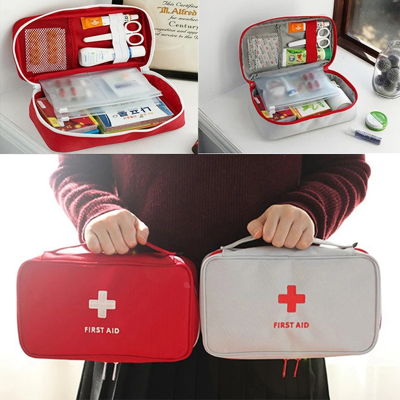 Large First Aid Kit Emergency Medical Box Portable Travel Outdoor Camping Survival Medical Bag Big Capacity Home/Car