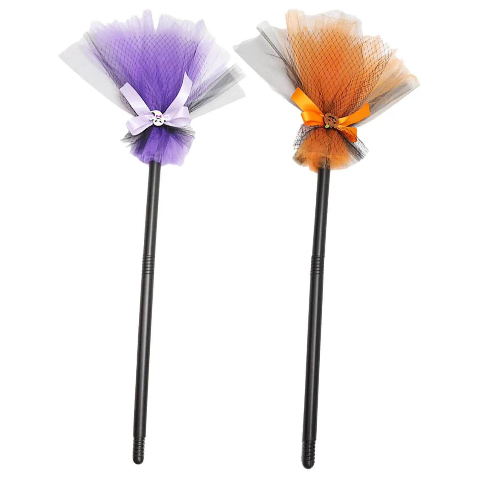 

Witch Broom for Halloween Celebrations, Broomstick Props for Kids' Events